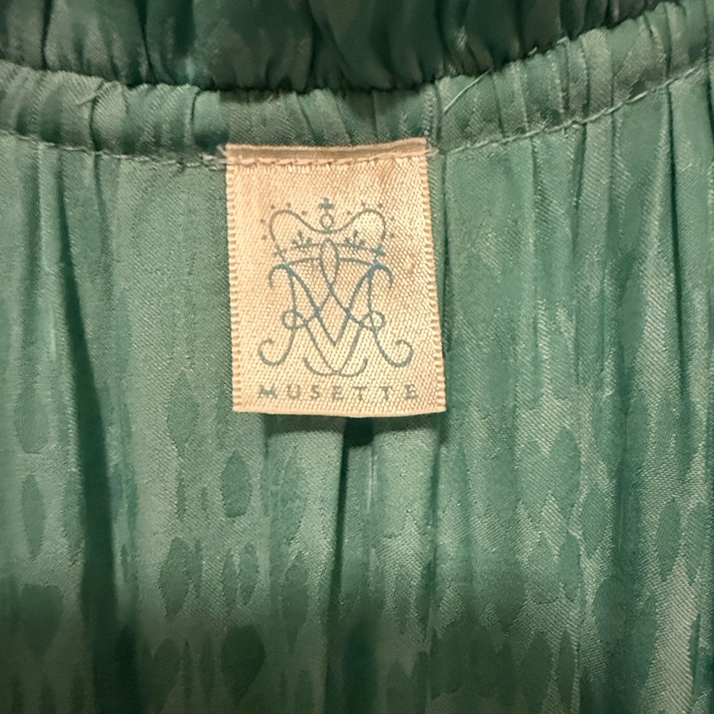Musette Teal Ruffled Mini Dress - Picture 2 of 6